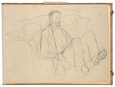 Ludovic Lepic w teatrze autorstwa Edgar Degas