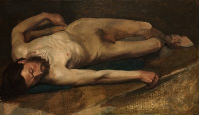 Akt męski, 1856. autorstwa Edgar Degas