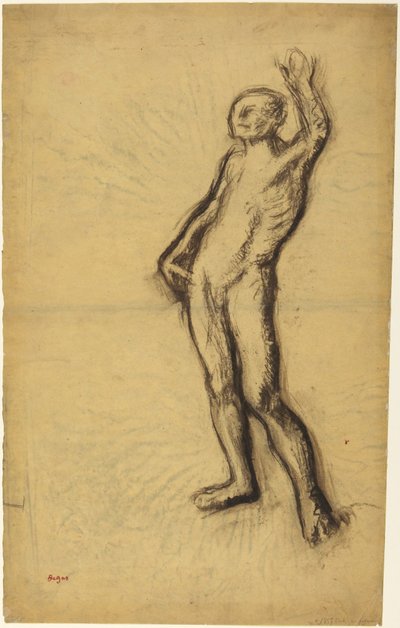 Männlicher Akt autorstwa Edgar Degas
