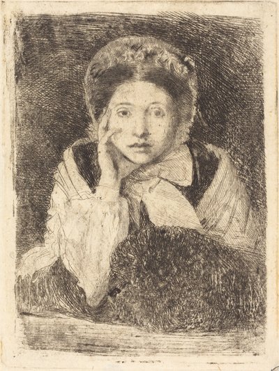 Małgorzata De Gas, siostra artysty Małgorzata De Gas, siostra artysty, 18601862. autorstwa Edgar Degas