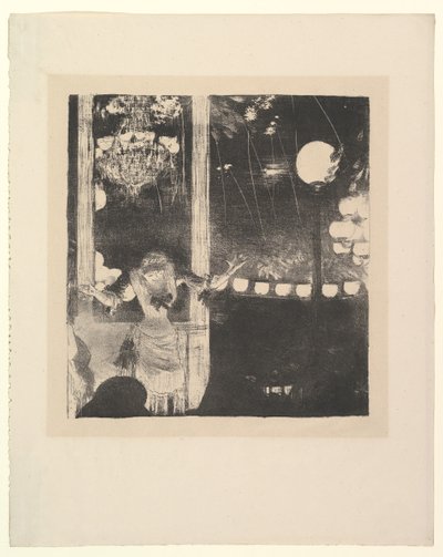 Panna Bécat w Café des Ambassadeurs, Paryż, 1877-78. autorstwa Edgar Degas