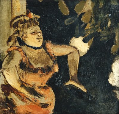 panna Becat w ambasadorach; Pani Becat do Ambasadorów, ok. godz. 1875-1877 autorstwa Edgar Degas
