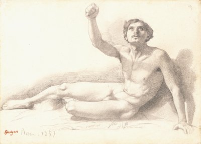 Nagie studium autorstwa Edgar Degas