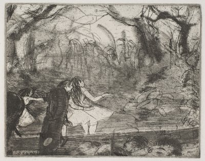 Na scenie III autorstwa Edgar Degas