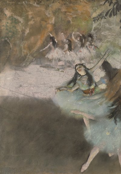 Na scenie autorstwa Edgar Degas