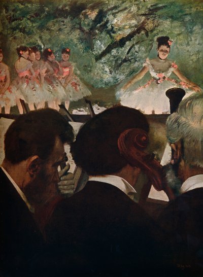 Muzycy orkiestry, ok. 1872 r. autorstwa Edgar Degas