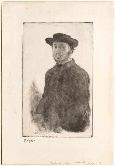 [Portret Degasa] autorstwa Edgar Degas