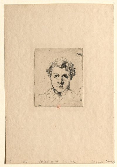 Portret brata artysty (René Degas) autorstwa Edgar Degas