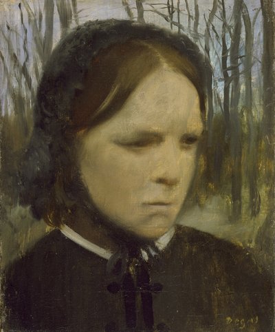 Portret Estelle Balfour, 1863-65 autorstwa Edgar Degas