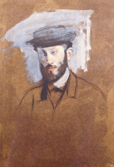 Portret Eugeniusza Maneta, ok. 1875 r. autorstwa Edgar Degas