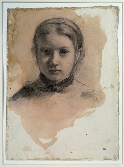 Portret Giovanna Bellelli Studium dla „” rodziny Bellelli” Rysunek autorstwa Edgara Degas autorstwa Edgar Degas