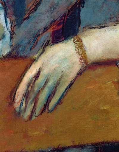 Portret Helene Rouart (1886) (fragment) autorstwa Edgar Degas