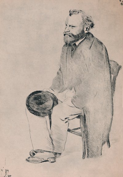 Portret siedzącego Maneta, ok. 1865, 1946. autorstwa Edgar Degas