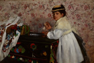 Portret panny Hortense Valpinçon autorstwa Edgar Degas