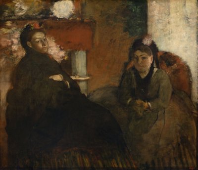 Portret pani Lisle i pani Loubens autorstwa Edgar Degas