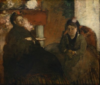 Portret pani. Lisle i Mme Loubens, 186670. autorstwa Edgar Degas