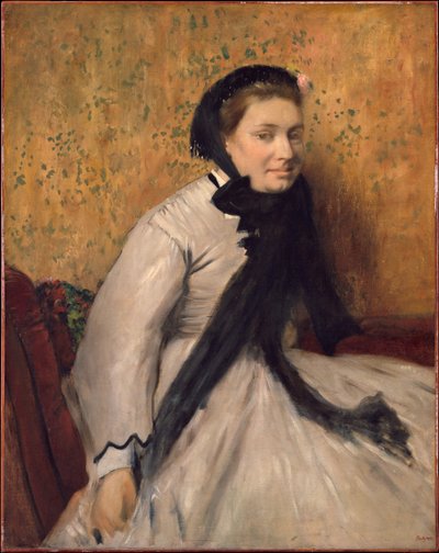Portret kobiety w szarości autorstwa Edgar Degas