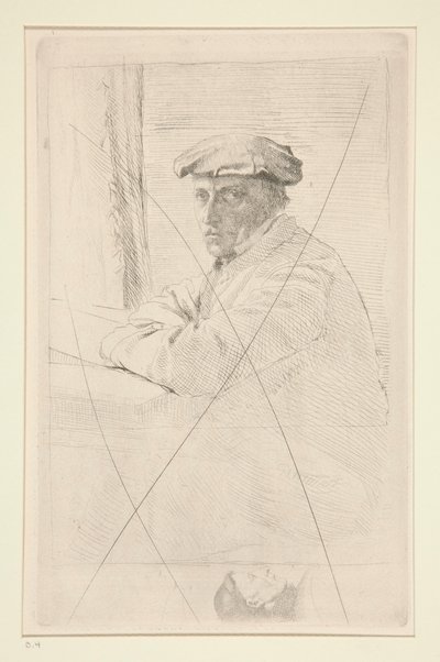 Portret grawera Josepha Tourny autorstwa Edgar Degas