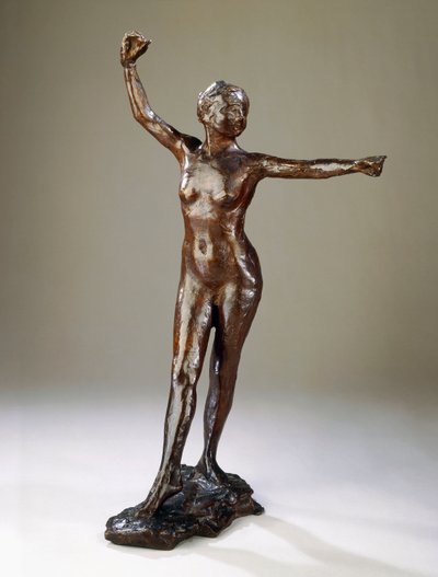 Przygotowanie do Tańca, prawa stopa do przodu, autorstwa Edgar Degas