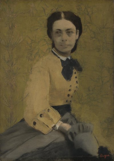 Księżniczka Pauline de Metternich, 1865 autorstwa Edgar Degas