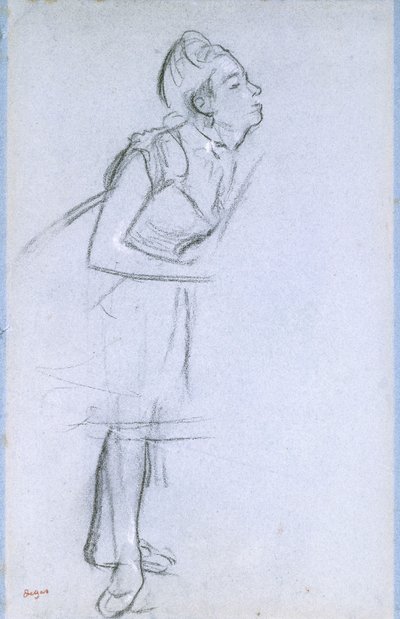 Profil Tancerza, autorstwa Edgar Degas