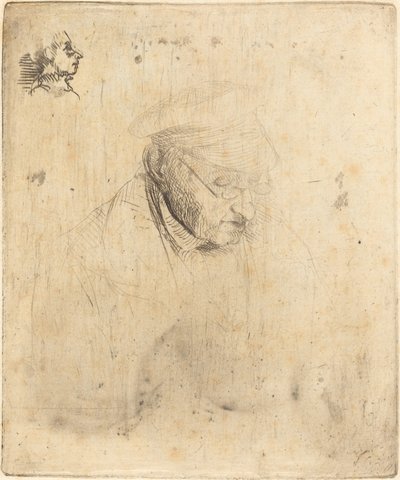 René-Hilaire de Gas, dziadek artysty autorstwa Edgar Degas