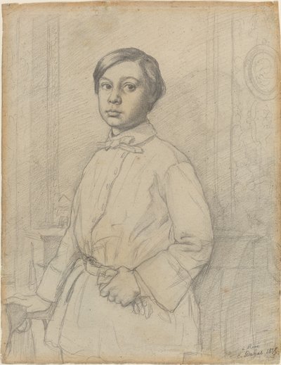 René de Gas [odbyt], 1855. autorstwa Edgar Degas