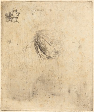 René-Hilaire de Gas, dziadek artysty autorstwa Edgar Degas