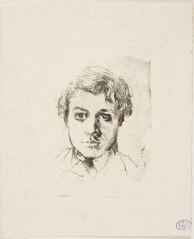 René De Gas, brat artysty autorstwa Edgar Degas