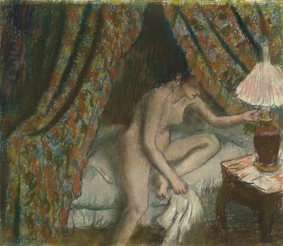 Na emeryturze, c.1883 autorstwa Edgar Degas