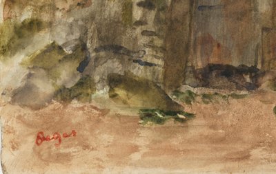 Skały w Bagnoles-De-L"Orne autorstwa Edgar Degas