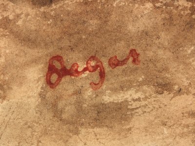 Skały w Bagnoles-De-L"Orne autorstwa Edgar Degas