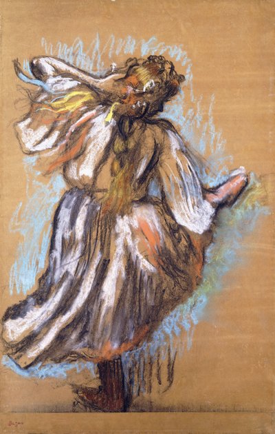 Rosyjska tancerka, 1895 autorstwa Edgar Degas