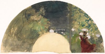 Śpiewaczka w paryskiej kawiarni ogrodowej autorstwa Edgar Degas