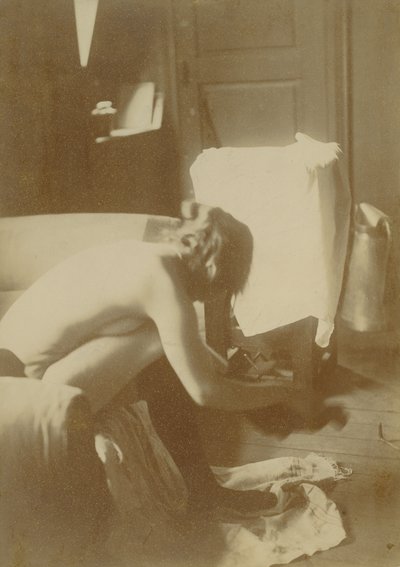 [Akt siedzący] autorstwa Edgar Degas
