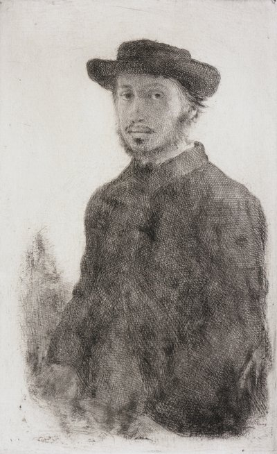 Autoportret autorstwa Edgar Degas