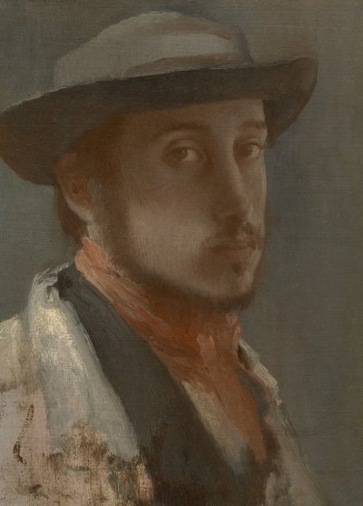Autoportret, ok. 1857?-58 autorstwa Edgar Degas