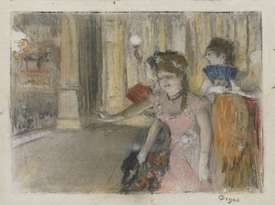 Śpiewacy na scenie, 1877-79 autorstwa Edgar Degas