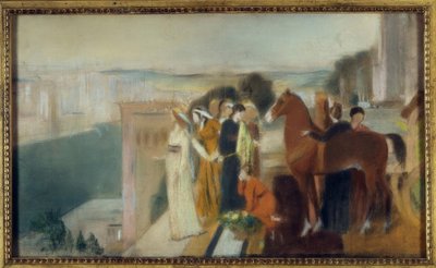 Semiramis buduje Babilon autorstwa Edgar Degas