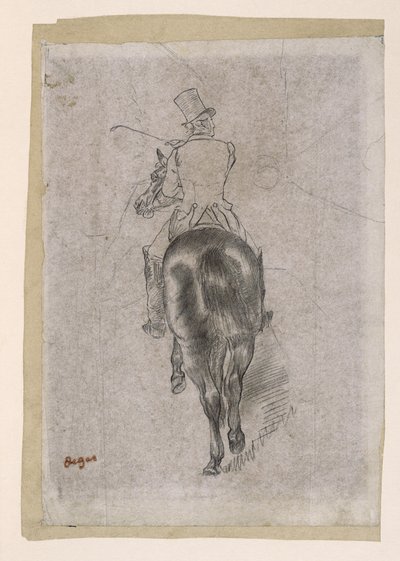 Spędzanie na koniu autorstwa Edgar Degas