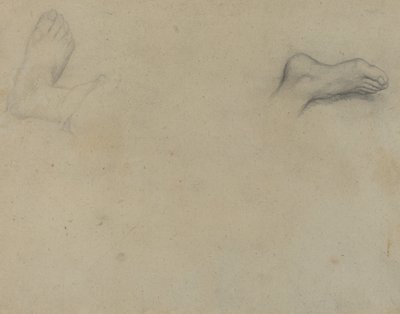 Studia stóp [verso], 1855. autorstwa Edgar Degas
