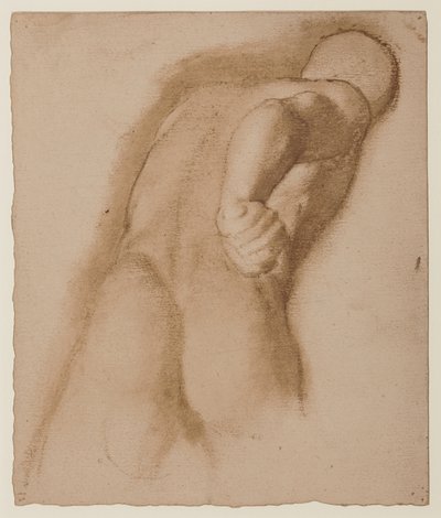 Studium według Agazjasza z Efezu, „Gladiator Borghese”, ok. 1855 r. autorstwa Edgar Degas