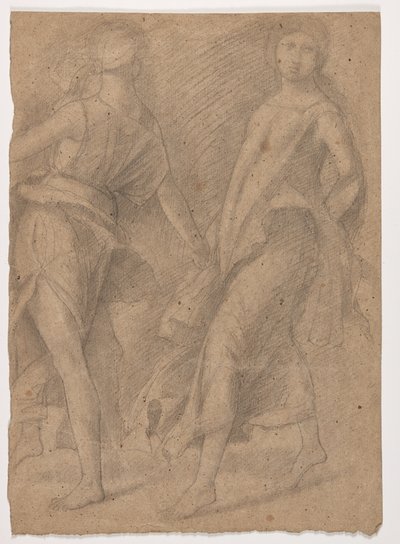 Studium według Andrei Mantegny, „Parnassus”, c.1854-56 autorstwa Edgar Degas