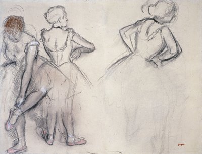 Studium tancerzy; Studium Tancerzy, autorstwa Edgar Degas