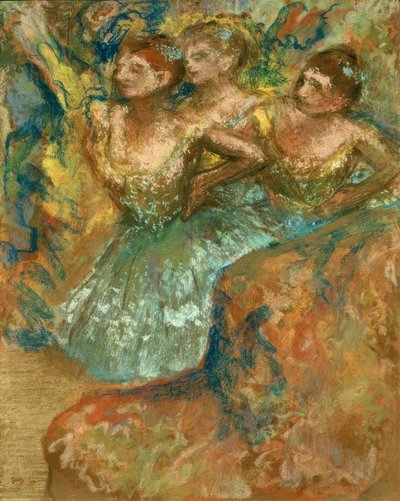 Grupa tancerzy autorstwa Edgar Degas