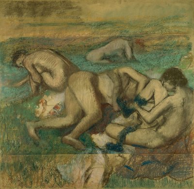 Kąpiący się autorstwa Edgar Degas
