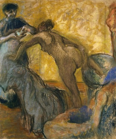 Filiżanka gorącej czekolady, 1900-5 autorstwa Edgar Degas