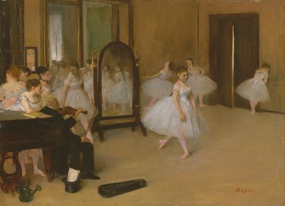 Klasa tańca, ca. 1870. autorstwa Edgar Degas