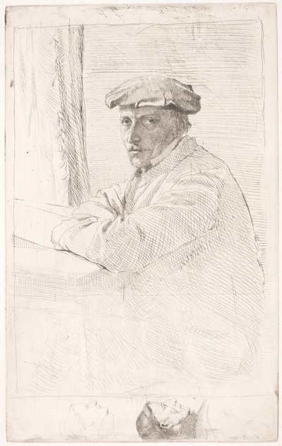 Rytownik Joseph Tourny autorstwa Edgar Degas