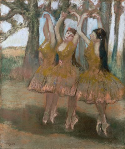 Taniec grecki, ok. 1881 autorstwa Edgar Degas